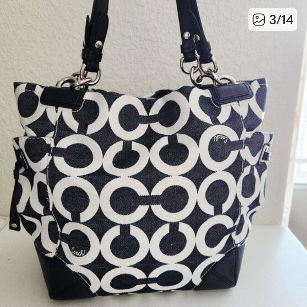Coach Payton Canvas Purse